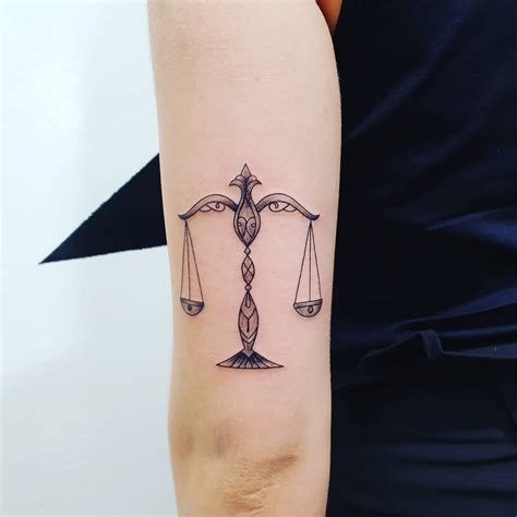 signo libra tatuaje mujer|Tatuajes signo libra mujer